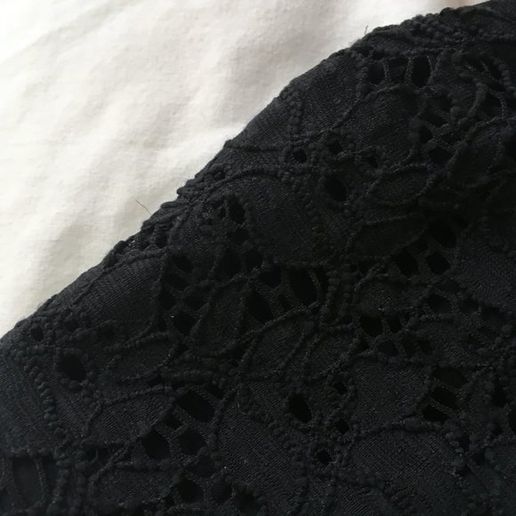 Rue21 Black Lace Mini Skirt Size S - Picture 3 of 3